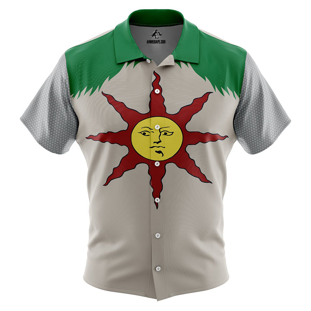 Praise the Sun Dark Souls Button Up Hawaiian Shirt